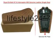 For Royal Enfield Customized D5 Touring Leather Single Seat GT & Interceptor 650