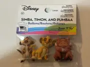 Dress it UP Disney Simba Timon Pumbaa Lion King Button Craft Hairbow Scrapbook
