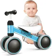 Baby Joy Baby Balance Bikes, Mini Bike Bicycle, Children Walker Toys Rides for 18-36 Months No Pedal Infant 4 Wheels Toddler Bike