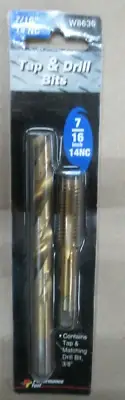 PERFORMANCE TOOL W8636 7/16" 14NC TAP & DRILL BITS UPC: 039564186363