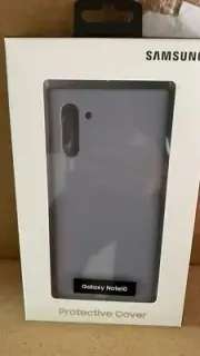 Original Samsung for Galaxy Note10 Case, Back Protective Cover Grey new.