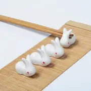 6 Pcs Chopstick Pillow Rabbit Chopsticks Rest Holder Kitchen Reusable