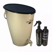 Urban Composter Bokashi Compost Starter Kit 16L - Black