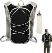 Hydration Backpack, Water Pack Backpack, with 500ML Soft Bottle Adjustable Strap Bladder for Jogging Camping Skiing Gym Hunting Outdoor Running