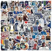 Doctor Who Stickers 110pcs Decals for Laptops Water Bottles Toys and Gifts for Teens,Girls,Perfect for Laptop,Phone,Skateboard,Travel| Extra Durable Vinyl (DR100)