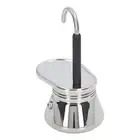 Single Spout Mocha Pot Stainless Steel Lightweight Italian Coffee Maker BX