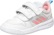 [adidas] Jr Kids Girls White/Pink Tensaur Infant Shoes