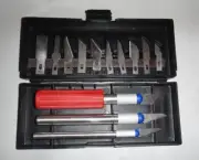 13 pc Hobby Knife Set, for models, scrap booking, crafts and more
