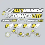 Powerlite - P19 Clear decal set - old school bmx