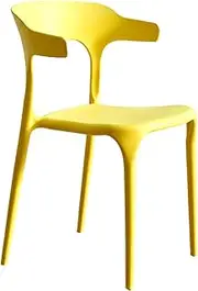 SHwan Bar Chair, bar Chair with backrest, Home Restaurant bar Chair,Yellow