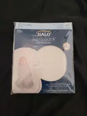 HALO Sleep Sack Swaddle Micro-Fleece (Newborn 0 to 3 Months) NEW Factory Sealed