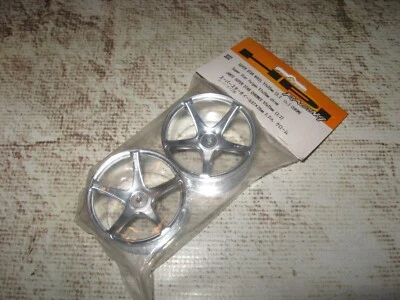 RC HPI Super Star 2.2” 1:10 Off Road Buggy Rear Wheel Set Plastic Chrome 3032