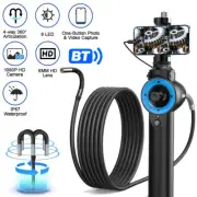 6MM HD Endoscope Camera 360 Degree Steering 6LED IP67 Industrial Borescope Tool