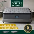 Giselle Mattress Queen Double King Single Bed Euro Top Pocket Spring Firm Foam