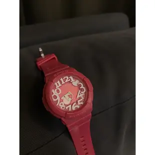 CASIO 手錶  Baby-G BGA-130-4B 桃紅 霓虹燈光 立體炫彩 主打超人氣 BGA-130