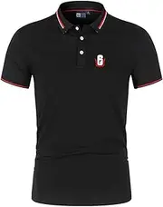 [JYYAU] Mens Golf T-Shirt Polo Shirt for Rainbow Six Siege Print Cycling Polo Suits Lightweight Short Sleeve Fashion T-Shirts Sports Tops Tee - Teen Gift