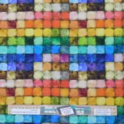 Patchwork Quilting Sewing Fabric Tim Holtz Colorblock Med 50x55cm FQ