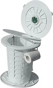 Portable Toilet for Car - Camping Potty | Waterproof Lightweight Portable Potty Seat with 881 Lbs Capacity Bucket for Bedside