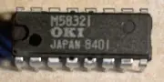 Okidata M58321 58321 Real Time Clock/Calendar - NOS