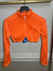 Adidas Originals x Jeremy Scott Orange Fashion Track Top H50966 Women’s Size S