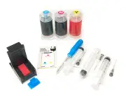 Hyrax Trading Tri-Color Ink Cartridge Refill Box Kit for Canon CL-241 / CL-241XL