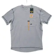 NWT ARIAT Rebar Workman Pocket Short Sleeve T-Shirt HEATHER GRAY L XL XXL