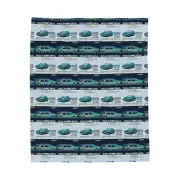 Volvo 760 GLE Graphic Retro Car Velveteen Plush Blanket, Cozy Blanket Gift