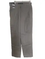 Dockers Golf Pants Men 32 X 34 Khaki Cotton Pleated Preppy Casual Office