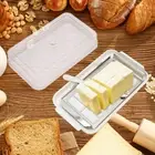Clear Lid Butter Cutter Box Rectangular Cheese Keeper Butter Slicer Box Baking