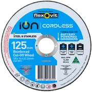 Flexovit 125mm Ion Cordless Reinforced Cut Off Wheel