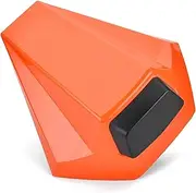 Cowls Board Motorcycle Rear Seat Cowl Passenger Cover Pillion Fit For RC390 RC 390 2022-2023 Tail Fairing Cowl Back Cover Motorcycle Mudguard(Orange)