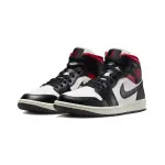 【NIKE 耐吉】W AIR JORDAN 1 MID 黑白紅 中筒 女鞋(BQ6472-061)