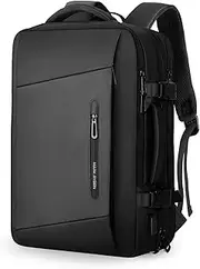 Mark Ryden 23L/40L Business Carry-on Travel Backpack, Lightweight Flight-Approved Expandable Weekender Bag with USB Charging Port fit 17.3 Laptop