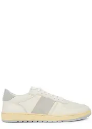 Collegium Pillar Destroyer Off-white Panelled Leather Sneakers - 11 11