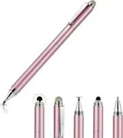 Stylists Pens for Touch Screens iPad iPhone Android, 4-in-1 High Rose Gold