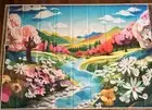 Beautiful Spring/Summer by a Stream Back Drop 7x5 New In Packaging