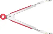 BESTYASH Mini Kitchen Tongs Snowman Anti Slip Barbecue Clamps Food Tongs for Cooking Baking Grilling and Serving Bread and Appetizers