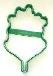 LEAF WITH BERRIES OUTLINE BERRY LEAVES PLANT TREE SHRUB COOKIE CUTTER USA PR3762
