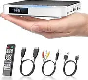 Mini DVD Player HDMI, DESOBRY Small DVD Player for TV, 1080P HD Compact DVD Player for Smart TV with All Region Free, CD DVD Player with AV Output