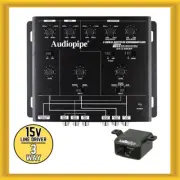 Audiopipe XV-3-V15XP 3-Way Active Crossover 15 Volt Audio Signal Line Driver
