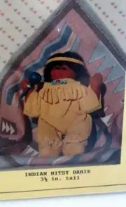 Southwest Influences Itsy Bitsy Native American Baby Doll Craft Pattern 3"