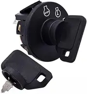 117-2221 137-4100 Mower Ignition Switch 3 Postion with Key for Toro Z Master、Time Cutter 、Titan Serise/ExMark Lazer Z、Quest Serise Zero Turn Mower