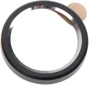 FONDOTIN 3pcs Phone Lens Protector Clear Phone Case Phone Lens Black Ring Lens Protector