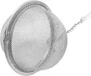 Tea Strainer for Loose Tea - Stainless Steel Mesh Tea Ball, Tea Infuser with Extra Fine Mesh & Chain, Ball Shape Tea Diffuser, Tea Steeper for Loose Tea, Spices, Seasonings