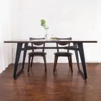在飛比找momo購物網優惠-【BODEN】萊森工業風6尺實木餐桌