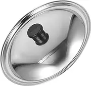 LAPYAPPE Pan Cover Pot Lid Stainless Steel Frying Pan Replacement Cover for Stockpots Woks and Steamers Smooth Finish with Comfortable Grip