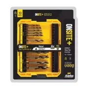 Alpha SM10ST 10 Piece ONSITE Plus Impact Step Tip Drill Bit Set Metric