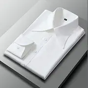 Men's Shirt Spearpoint Collar Shirt Dress Shirt Button Up Shirt Plain Wedding Party Black White Blue Orange Long Sleeve Lapel Spring Fall Clothing Apparel