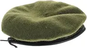 [SAFIGLE] Retro Ladies Beret Black Cap Mens Beanie Cozy Beanie Cap Designer Wool Berets Brown Hat Army Beret Wool Beret Hat Classic Wool Berets Handmade Wool Berets Woolen Olive Green