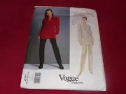 VOGUE AMERICAN DESIGNER #2031-Calvin Klein-LADIES JACKET-PANT PATTERN 12-16FF